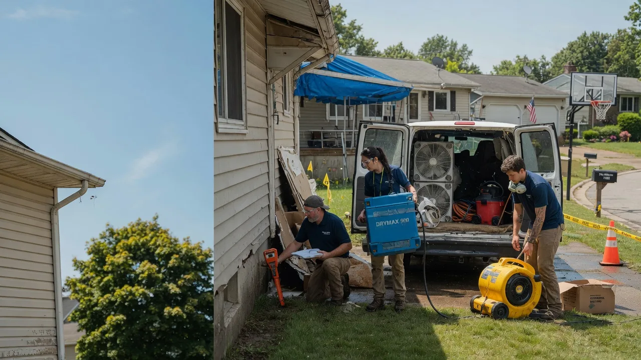 Ceiling Leak Cleanup in Huntingburg, IN near me